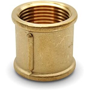 DOJA Barcelona Manchon Laiton 4 Raccord Double Femelle 1/2" Accessoires de Plomberie Laiton Raccord Tuyau pour Fixation Reducteur de Pression Eau, Reservoir Eau de Pluie, Robinet Radiateur - Publicité DOJA Barcelona Manchon Laiton 4 Raccord Double Femelle 1/2" Accessoires de Plomberie Laiton Raccord Tuyau pour Fixation Reducteur de Pression Eau, Reservoir Eau de Pluie, Robinet Radiateur - Publicité