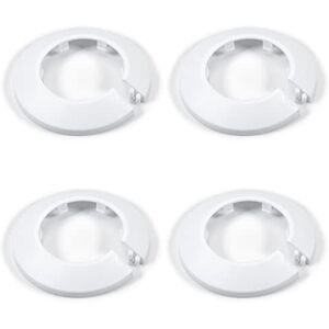 MroMax Couverture pour tuyau en plastique PP blanc de 4,8 cm, 50 mm, 4 pièces, bride pour tuyau d’eau et radiateur, bouchon à rabat pour tuyaux de vidange et de purge, pour cacher les espaces vides et - Publicité MroMax Couverture pour tuyau en plastique PP blanc de 4,8 cm, 50 mm, 4 pièces, bride pour tuyau d’eau et radiateur, bouchon à rabat pour tuyaux de vidange et de purge, pour cacher les espaces vides et - Publicité