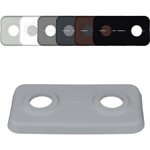 FUX 5 Pcs. Rosace radiateur, 12mm-21,3mm, rosace double pour tuyau de chauffage, cache tuyau plomberie, coffrage cache tuyau, cache trou, rosace 2 trous (15mm, gris fenêtre RAL 7040) - Publicité FUX 5 Pcs. Rosace radiateur, 12mm-21,3mm, rosace double pour tuyau de chauffage, cache tuyau plomberie, coffrage cache tuyau, cache trou, rosace 2 trous (15mm, gris fenêtre RAL 7040) - Publicité