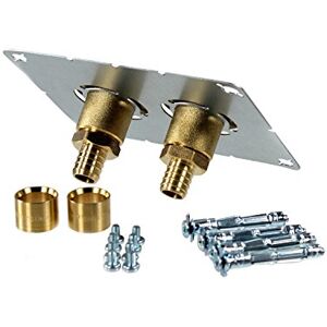 Watts Sortie de cloison PER Sortie de cloison ROBIFIX (EVIER / LAVABO) entraxe 50 mm PER Ø16 F1/2" Raccord Droit à Glissement - Publicité Watts Sortie de cloison PER Sortie de cloison ROBIFIX (EVIER / LAVABO) entraxe 50 mm PER Ø16 F1/2" Raccord Droit à Glissement - Publicité