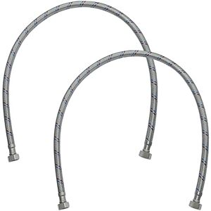 AERZETIX C51070- Lot de 2- Tuyau de raccordement flexible 800mm 3/8" Femelle 3/8"Femelle robinet mitigeur sanitaire cuisine salle de bain plomberie - Publicité AERZETIX C51070- Lot de 2- Tuyau de raccordement flexible 800mm 3/8" Femelle 3/8"Femelle robinet mitigeur sanitaire cuisine salle de bain plomberie - Publicité