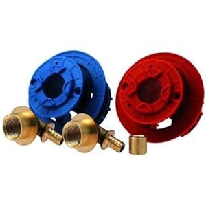 SOMATHERM Sortie de cloison PER Sortie de cloison FIXOPLAC bain/douche raccord coudé PER à glissement Ø16 Femelle 1/2" (15/21) - Publicité SOMATHERM Sortie de cloison PER Sortie de cloison FIXOPLAC bain/douche raccord coudé PER à glissement Ø16 Femelle 1/2" (15/21) - Publicité