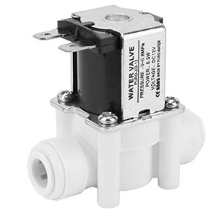 Sharainn Électrovanne 12V, DC12V Vanne à eau normalement fermée Valve magnétique électrique en plastique 3/8 "Connexion rapide pour purificateur d'eau - Publicité Sharainn Électrovanne 12V, DC12V Vanne à eau normalement fermée Valve magnétique électrique en plastique 3/8 "Connexion rapide pour purificateur d'eau - Publicité