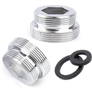 HATOOLHA Adaptateur aérateur de robinet, connecteur d'aérateur de robinet standard mâle vers mâle de 22 mm, filtre purificateur d'eau en laiton, adaptateur d'aérateur d'évier de cuisine (M22 M20) - Publicité HATOOLHA Adaptateur aérateur de robinet, connecteur d'aérateur de robinet standard mâle vers mâle de 22 mm, filtre purificateur d'eau en laiton, adaptateur d'aérateur d'évier de cuisine (M22 M20) - Publicité