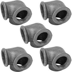 Fyearfly 5pcs 3/4in 3voies tuyau raccord, connecteurs en fonte malléable filetage femelle steampunk 3-t joint 90 degrés sortie latérale coude adaptateur de tube de tuyau d'eau(DN20(3/4)) - Publicité Fyearfly 5pcs 3/4in 3voies tuyau raccord, connecteurs en fonte malléable filetage femelle steampunk 3-t joint 90 degrés sortie latérale coude adaptateur de tube de tuyau d'eau(DN20(3/4)) - Publicité