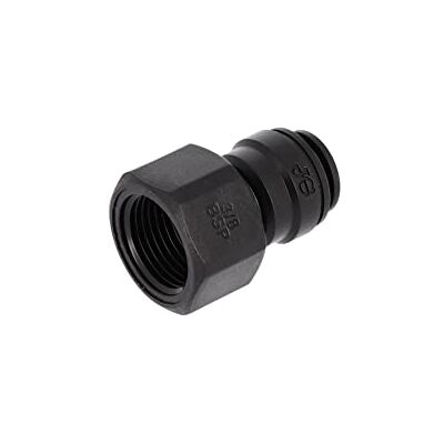 John Guest Raccord droit métrique femelle 3/8" 8 mm Tuyau pour systèmes de filtration d'eau et osmose inverse (1 pièce) - Publicité John Guest Raccord droit métrique femelle 3/8" 8 mm Tuyau pour systèmes de filtration d'eau et osmose inverse (1 pièce) - Publicité