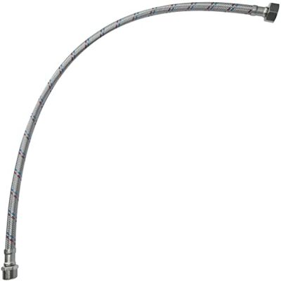 AERZETIX C51091 Flexible d'alimentation 600mm 1/2'' femelle 3/8'' mâle tuyau de raccordement flexible raccord flexible/sanitaire pour robinetterie/salle de bain/cuisine/cumulus - Publicité AERZETIX C51091 Flexible d'alimentation 600mm 1/2'' femelle 3/8'' mâle tuyau de raccordement flexible raccord flexible/sanitaire pour robinetterie/salle de bain/cuisine/cumulus - Publicité
