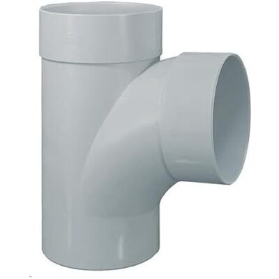 First Plast Raccord PVC évacuation Té pied de biche PVC 87°30 Mâle Femelle Ø100 - Publicité First Plast Raccord PVC évacuation Té pied de biche PVC 87°30 Mâle Femelle Ø100 - Publicité