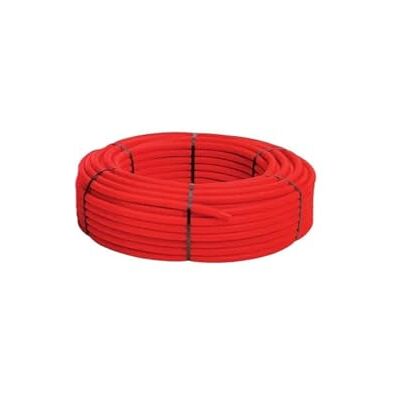 Tuyau PEX pré-isolé Somatherm 10x12mm - 50m Rouge - Publicité Tuyau PEX pré-isolé Somatherm 10x12mm - 50m Rouge - Publicité