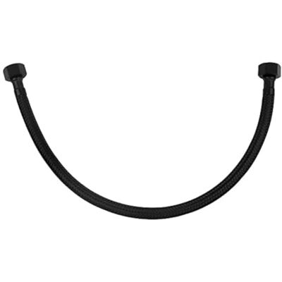 Tycner 40cm 3/8" x 3/8" Inch BSP Noir Nylon Tressé Tuyau Flexible Robinet Affleurer - Publicité Tycner 40cm 3/8" x 3/8" Inch BSP Noir Nylon Tressé Tuyau Flexible Robinet Affleurer - Publicité