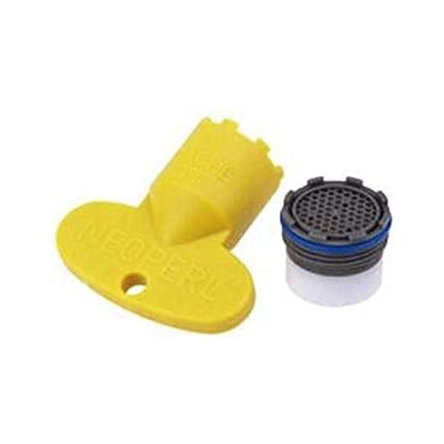 Neoperl Kit aérateur pour robinet escamotable avec clé 16 x 1 m, mousseur et filtre. Publicité Neoperl Kit aérateur pour robinet escamotable avec clé 16 x 1 m, mousseur et filtre. Publicité
