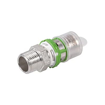 Comap Manchon droit mâle filetage cylindrique métallique pour tubes multicouche à sertir 16x2-3/8 Raccords MultiSkin 7243CW1638 - Publicité Comap Manchon droit mâle filetage cylindrique métallique pour tubes multicouche à sertir 16x2-3/8 Raccords MultiSkin 7243CW1638 - Publicité