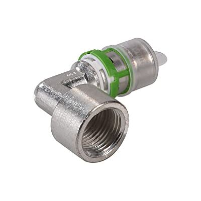 Comap Coude à sertir métallique femelle à visser pour tubes multicouche 32x3-1" Raccords MultiSkin 7090GW321 - Publicité Comap Coude à sertir métallique femelle à visser pour tubes multicouche 32x3-1" Raccords MultiSkin 7090GW321 - Publicité