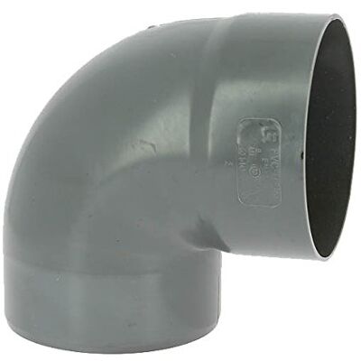 Adequa Coude PVC mâle-femelle 87°30 Ø140 - Publicité Adequa Coude PVC mâle-femelle 87°30 Ø140 - Publicité