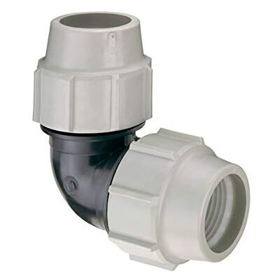 Plasson coude à 90 degrés pour tube pe diamètre 25 mm 705025 - Publicité Plasson coude à 90 degrés pour tube pe diamètre 25 mm 705025 - Publicité