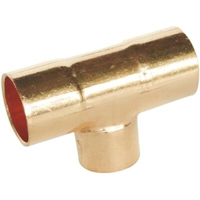 Somatherm - Copper solder tee - Ø14-12-14 - Triple Female - Copper pipe fitting - Publicité Somatherm - Copper solder tee - Ø14-12-14 - Triple Female - Copper pipe fitting - Publicité