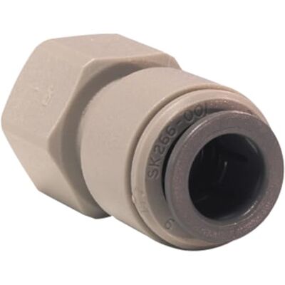 John Guest Raccord femelle 15 x 21 (1/2") pour tuyau 12 mm, acétal gris JOHRACM451214FS - Publicité John Guest Raccord femelle 15 x 21 (1/2") pour tuyau 12 mm, acétal gris JOHRACM451214FS - Publicité