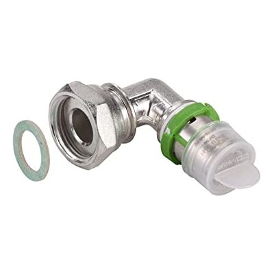 Comap Coude écrou tournant métallique pour tubes multicouche à sertir 16x2-3/4 Raccords MultiSkin 7096GW1634 - Publicité Comap Coude écrou tournant métallique pour tubes multicouche à sertir 16x2-3/4 Raccords MultiSkin 7096GW1634 - Publicité