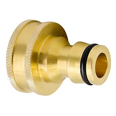 VARIOSAN Système d'emboîtement pour robinet avec filetage intérieur 13071, filetage intérieur 3/4", laiton poli. Publicité VARIOSAN Système d'emboîtement pour robinet avec filetage intérieur 13071, filetage intérieur 3/4", laiton poli. Publicité
