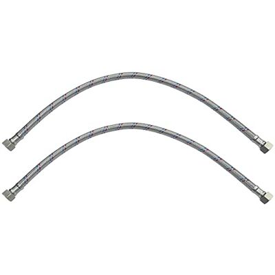 AERZETIX Lot de 2 Tuyaux de Raccordement Flexibles 500mm 3/8" Femelle 3/8" Femelle Robinet Mitigeur Sanitaire Cuisine Salle de Bain Plomberie Acier Inoxydable Caoutchouc - Publicité AERZETIX Lot de 2 Tuyaux de Raccordement Flexibles 500mm 3/8" Femelle 3/8" Femelle Robinet Mitigeur Sanitaire Cuisine Salle de Bain Plomberie Acier Inoxydable Caoutchouc - Publicité