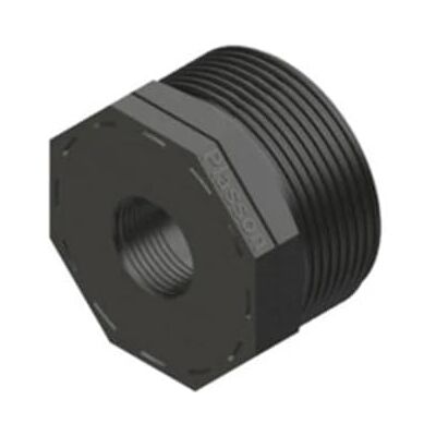 Plasson Réduction filetée MF 1"1/2 x 3/4" pour tubes en polypropylène - Publicité Plasson Réduction filetée MF 1"1/2 x 3/4" pour tubes en polypropylène - Publicité