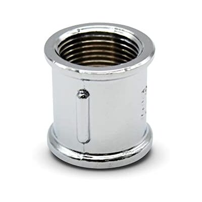 DOJA Barcelona Manchon Laiton Chrome Raccord 3/8" Double Femelle Accessoires de Plomberie Connecteur Tuyaux pour Fixation Reducteur de Pression Eau, Reservoir Eau de Pluie, Robinet Radiateur - Publicité DOJA Barcelona Manchon Laiton Chrome Raccord 3/8" Double Femelle Accessoires de Plomberie Connecteur Tuyaux pour Fixation Reducteur de Pression Eau, Reservoir Eau de Pluie, Robinet Radiateur - Publicité