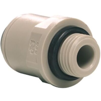 John Guest Tube Droit adaptateur 3/20,3 cm OD X 1/10,2 cm BSP Filetage mâle pas de filetage Joint (1 pièce) - Publicité John Guest Tube Droit adaptateur 3/20,3 cm OD X 1/10,2 cm BSP Filetage mâle pas de filetage Joint (1 pièce) - Publicité