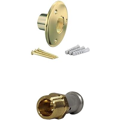 Arcanaute Applique murale avec raccord Applique pour fixation de robinet de jardin Tube Multicouche Henco Ø16 Raccord à sertir M 1/2" (15/21) TH ou BE - - Publicité Arcanaute Applique murale avec raccord Applique pour fixation de robinet de jardin Tube Multicouche Henco Ø16 Raccord à sertir M 1/2" (15/21) TH ou BE - - Publicité