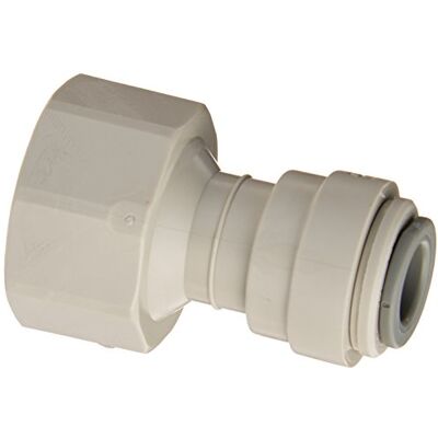 John Guest Adaptateur femelle 5/40,6 cm Tube OD X 1/5,1 cm BSP Filetage conique End (1 pièce) - Publicité John Guest Adaptateur femelle 5/40,6 cm Tube OD X 1/5,1 cm BSP Filetage conique End (1 pièce) - Publicité