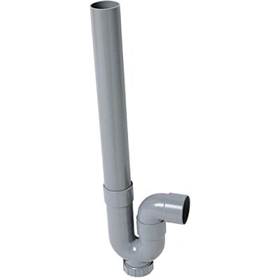 Wirquin 30724286 Siphon pour machine à laver simple entrée avec sortie horizontale, gris - Publicité Wirquin 30724286 Siphon pour machine à laver simple entrée avec sortie horizontale, gris - Publicité
