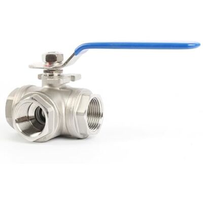 U.S. Solid Robinet à boisseau sphérique 3 voies 1" – Acier inoxydable 304 DN25 Vanne à bille manuelle Filetage G, tampon de montage en T - Publicité U.S. Solid Robinet à boisseau sphérique 3 voies 1" – Acier inoxydable 304 DN25 Vanne à bille manuelle Filetage G, tampon de montage en T - Publicité