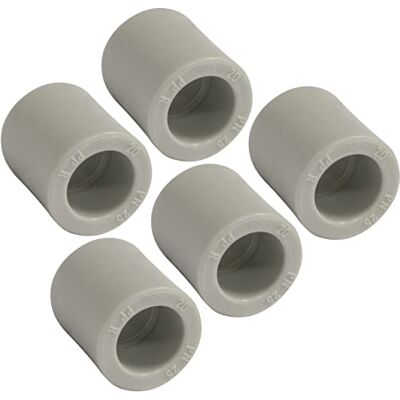 AERZETIX Lot de 5 Manchons Égaux en PPR Polypropylène Ø20 mm PN25 à Souder Raccord Tuyau pour Plomberie Chauffage Installation d'Eau Potable Alimentation Pression - Publicité AERZETIX Lot de 5 Manchons Égaux en PPR Polypropylène Ø20 mm PN25 à Souder Raccord Tuyau pour Plomberie Chauffage Installation d'Eau Potable Alimentation Pression - Publicité
