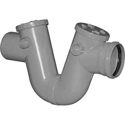 First Plast Raccord PVC évacuation Siphon disconnecteur mâle femelle à coller Ø100 - - Publicité First Plast Raccord PVC évacuation Siphon disconnecteur mâle femelle à coller Ø100 - - Publicité