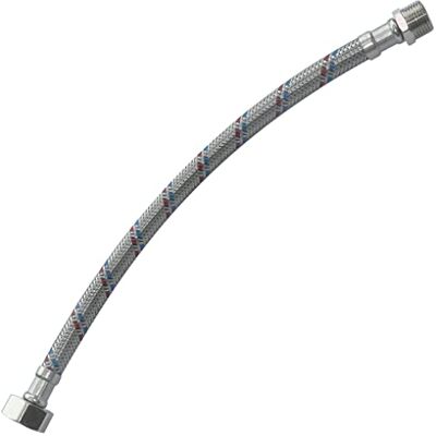 AERZETIX C51088 Flexible d'alimentation 300mm 1/2'' femelle 3/8'' mâle tuyau de raccordement flexible raccord flexible/sanitaire pour robinetterie/salle de bain/cuisine/cumulus - Publicité AERZETIX C51088 Flexible d'alimentation 300mm 1/2'' femelle 3/8'' mâle tuyau de raccordement flexible raccord flexible/sanitaire pour robinetterie/salle de bain/cuisine/cumulus - Publicité