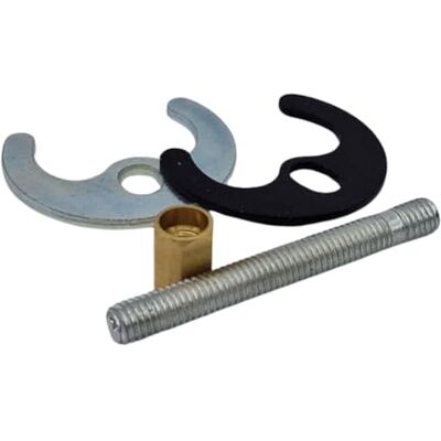 Schläfer 405410 Kit de Fixation pour le Montage du Robinet de Lavabo et de l'Évier Mélangeur avec Plaque en Acier Galvanisé et Écrou en Laiton, Complet avec Joint d'Étanchéité - Publicité Schläfer 405410 Kit de Fixation pour le Montage du Robinet de Lavabo et de l'Évier Mélangeur avec Plaque en Acier Galvanisé et Écrou en Laiton, Complet avec Joint d'Étanchéité - Publicité