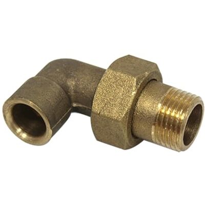 Anjou Connectique Arcanaute Raccord laiton à souder Coude union 3 pièces 98 GCU mâle 1/2" (15/21) Tube Cuivre Ø14 - - Publicité Anjou Connectique Arcanaute Raccord laiton à souder Coude union 3 pièces 98 GCU mâle 1/2" (15/21) Tube Cuivre Ø14 - - Publicité