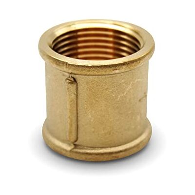 DOJA Barcelona Manchon Laiton Raccord Double Femelle 1/2" Accessoires de Plomberie en Laiton Raccord Tuyau pour Fixation Reducteur de Pression Eau, Reservoir Eau de Pluie, Robinet Radiateur - Publicité DOJA Barcelona Manchon Laiton Raccord Double Femelle 1/2" Accessoires de Plomberie en Laiton Raccord Tuyau pour Fixation Reducteur de Pression Eau, Reservoir Eau de Pluie, Robinet Radiateur - Publicité