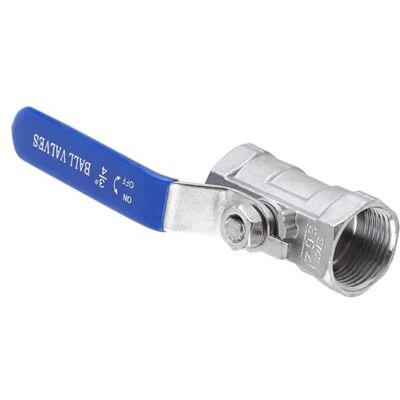 Walfront Vanne à bille d'accouplement en acier inoxydable, 3/4" Femme, Vannes à boisseau sphérique pour Tuyau Réservoir sanitaire - Publicité Walfront Vanne à bille d'accouplement en acier inoxydable, 3/4" Femme, Vannes à boisseau sphérique pour Tuyau Réservoir sanitaire - Publicité
