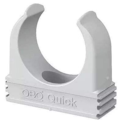 OBO Bettermann® Pince rapide polypropylène M32, gris clair, Lot de 50 pièces - Publicité OBO Bettermann® Pince rapide polypropylène M32, gris clair, Lot de 50 pièces - Publicité