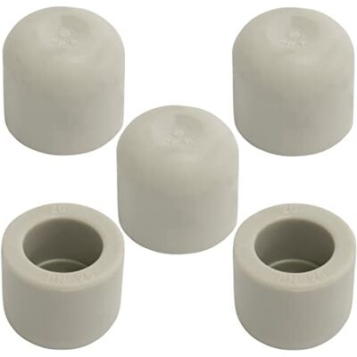 AERZETIX C66832 Lot de 5 Bouchons en PPR Polypropylène Ø20 mm PN25 pour Tuyau d'Eau Plomberie Chauffage Installation Sanitaire Système Alimentation Raccord Circuit Froide Chaude - Publicité AERZETIX C66832 Lot de 5 Bouchons en PPR Polypropylène Ø20 mm PN25 pour Tuyau d'Eau Plomberie Chauffage Installation Sanitaire Système Alimentation Raccord Circuit Froide Chaude - Publicité
