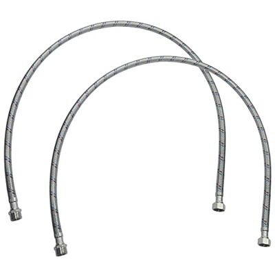 AERZETIX C51094 Lot de 2 Flexibles d'alimentation sanitaires 1000mm 3/8'' mâle/femelle flexible de raccordement de robinetterie/salle de bain/cuisine/cumulus tuyau de raccordement flexible - Publicité AERZETIX C51094 Lot de 2 Flexibles d'alimentation sanitaires 1000mm 3/8'' mâle/femelle flexible de raccordement de robinetterie/salle de bain/cuisine/cumulus tuyau de raccordement flexible - Publicité
