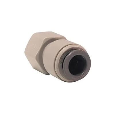 John Guest Raccord femelle 12 x 17 (3/8"), pour tuyau 15 mm, acétal gris JOHRACM451513FS - Publicité John Guest Raccord femelle 12 x 17 (3/8"), pour tuyau 15 mm, acétal gris JOHRACM451513FS - Publicité