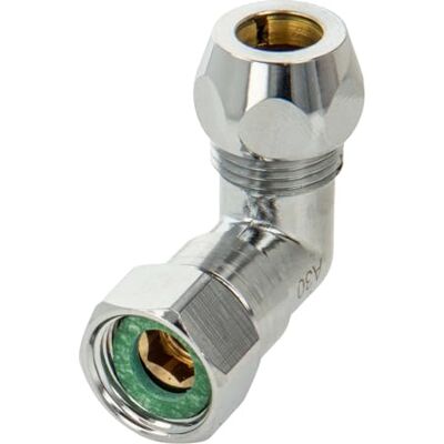 tecuro Raccord coudé pour tube Ø 10 mm avec écrou de raccord ms Chromé - Publicité tecuro Raccord coudé pour tube Ø 10 mm avec écrou de raccord ms Chromé - Publicité