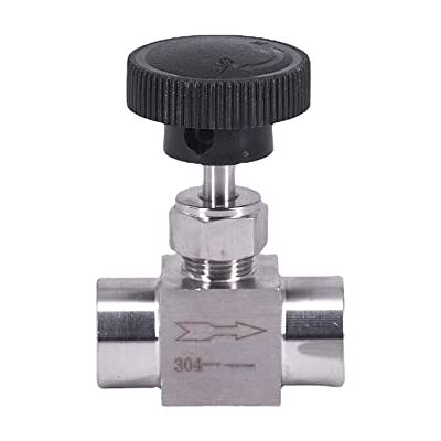SFJSFIMQ Vanne à Aiguille Femelle 1/8 "1/4" 3/8 "1/2" BSP NPT, Grue en Acier Inoxydable 304 316, contrôle du débit, Eau, gaz, Huile, Propane(NPT-SS316,0.5 inch) - Publicité SFJSFIMQ Vanne à Aiguille Femelle 1/8 "1/4" 3/8 "1/2" BSP NPT, Grue en Acier Inoxydable 304 316, contrôle du débit, Eau, gaz, Huile, Propane(NPT-SS316,0.5 inch) - Publicité