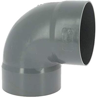Adequa Coude PVC femelle-femelle 87°30 Ø140 - Publicité Adequa Coude PVC femelle-femelle 87°30 Ø140 - Publicité