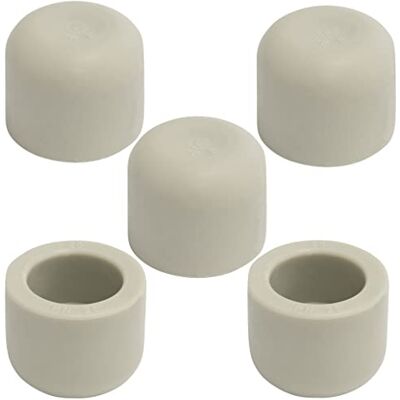 AERZETIX Lot de 5 Bouchons en Polypropylène PPR Ø25 mm PN25 pour Tuyau d'Eau Plomberie Chauffage Installation Sanitaire Système Alimentation Raccord Circuit Eau Froide Chaude - Publicité AERZETIX Lot de 5 Bouchons en Polypropylène PPR Ø25 mm PN25 pour Tuyau d'Eau Plomberie Chauffage Installation Sanitaire Système Alimentation Raccord Circuit Eau Froide Chaude - Publicité