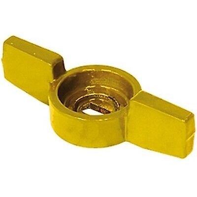 Giacomini P31FG Poignée papillon jaune pour vannes à boisseau sphérique P31FGY001 1/4" - Publicité Giacomini P31FG Poignée papillon jaune pour vannes à boisseau sphérique P31FGY001 1/4" - Publicité