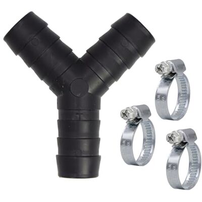 VARIOSAN 2 voies répartiteur en Y pièce 11152, Bonde de tuyaux, avec colliers - Publicité VARIOSAN 2 voies répartiteur en Y pièce 11152, Bonde de tuyaux, avec colliers - Publicité