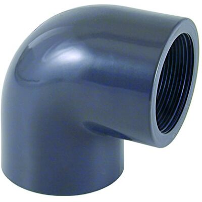 Boni-Shop 'PVC – U 90 ° angle Manchon x IG 40 mm x 1 1/4 PN10 - Publicité Boni-Shop 'PVC – U 90 ° angle Manchon x IG 40 mm x 1 1/4 PN10 - Publicité