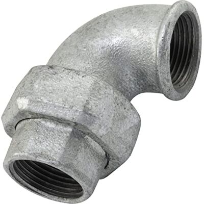 AERZETIX Coude Union en Fonte 1" Femelle-Femelle Raccord de Tuyau à Joint Fileté à Visser Finition Zinguée Plomberie Chauffage Travaux Installation d'Eau Alimentation C65064 - Publicité AERZETIX Coude Union en Fonte 1" Femelle-Femelle Raccord de Tuyau à Joint Fileté à Visser Finition Zinguée Plomberie Chauffage Travaux Installation d'Eau Alimentation C65064 - Publicité
